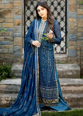 Afrozeh Custom Tailored 3 Piece Korean Raw Silk | CT - 140004 Ashen - Savoir - Festive Collection - Gulemaha
