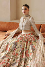 Afrozeh Custom Tailored 3 Piece Korean Raw Silk | Gulnar - Festive Collection - Gulemaha