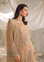 Afrozeh Custom Tailored 3 Piece Net | EFE - 06 ZYVA - Festive Collection - Gulemaha