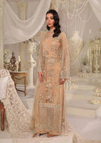Afrozeh Custom Tailored 3 Piece Net | EFE - 06 ZYVA - Festive Collection - Gulemaha