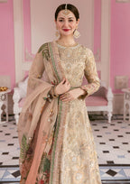 Afrozeh Custom Tailored 3 Piece Organza | ECC - 02 - MONARCH - Festive Collection - Gulemaha