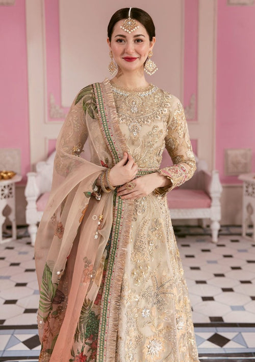 Afrozeh Custom Tailored 3 Piece Organza | ECC - 02 - MONARCH - Festive Collection - Gulemaha