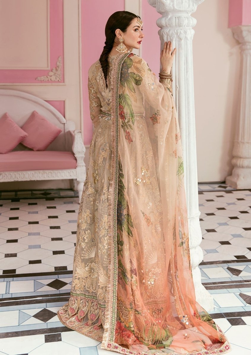 Afrozeh Custom Tailored 3 Piece Organza | ECC - 02 - MONARCH - Festive Collection - Gulemaha