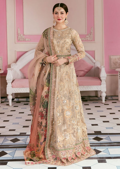 Afrozeh Custom Tailored 3 Piece Organza | ECC - 02 - MONARCH - Festive Collection - Gulemaha