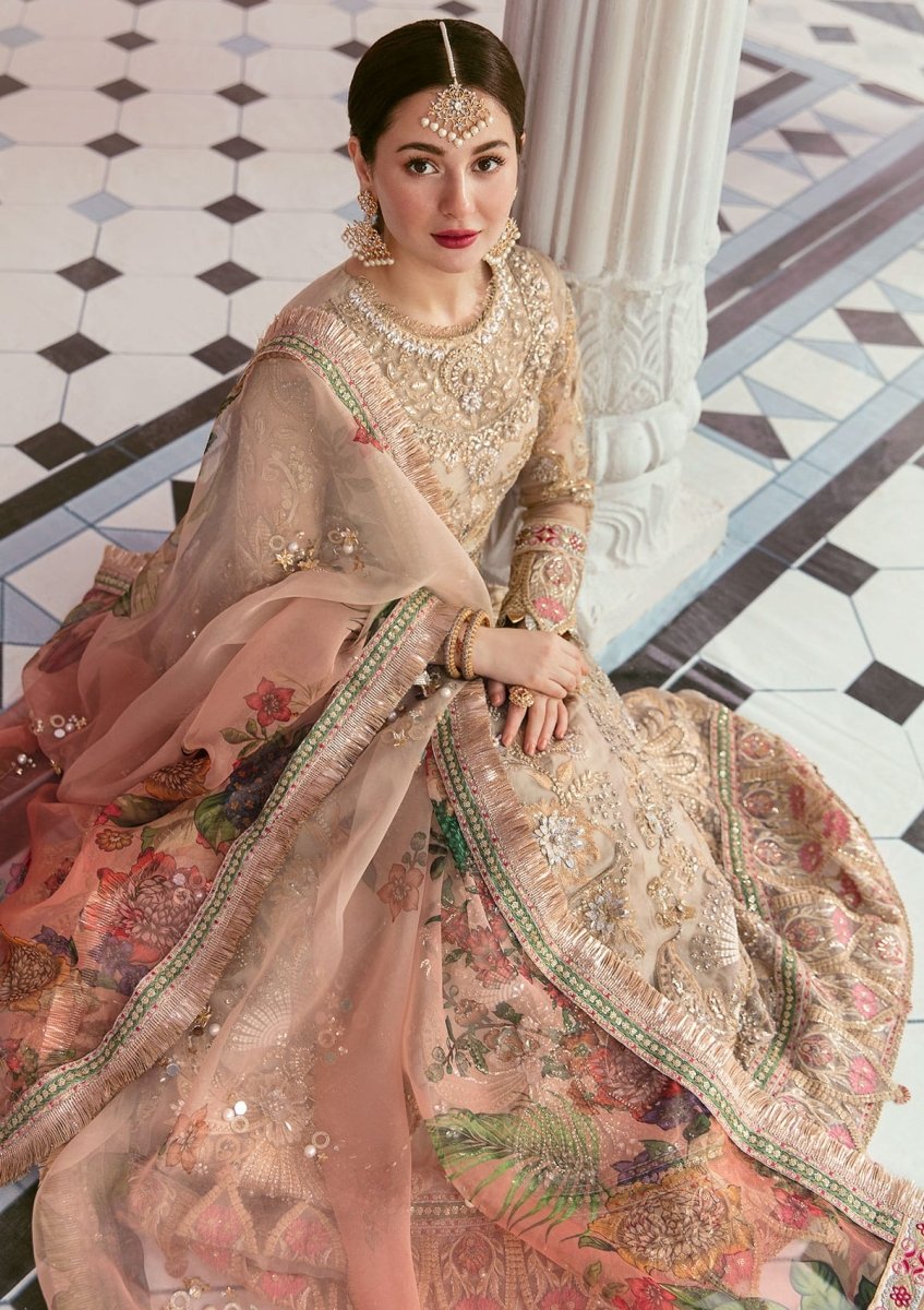Afrozeh Custom Tailored 3 Piece Organza | ECC - 02 - MONARCH - Festive Collection - Gulemaha