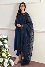 Baroque Custom Tailored 3 Piece Chiffon | Embroidered Chiffon SF - 292 - Festive Collection - Gulemaha