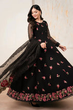 Baroque Formal 3 Piece Chiffon | Embroidered Chiffon PR - 1052 - Festive Collection - Gulemaha