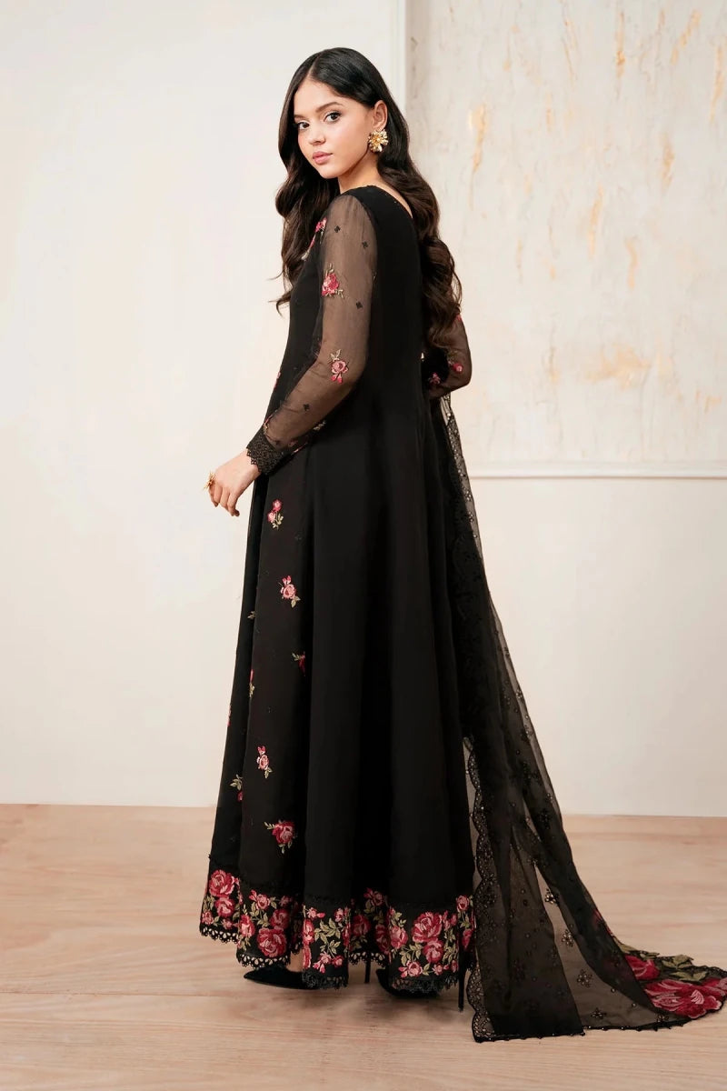 Baroque Formal 3 Piece Chiffon | Embroidered Chiffon PR - 1052 - Festive Collection - Gulemaha