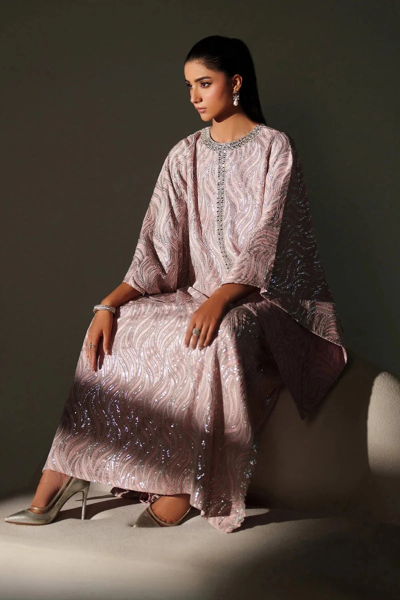 Baroque Formal 3 Piece Chiffon | Embroidered Chiffon PR - 1244 - Festive Collection - Gulemaha