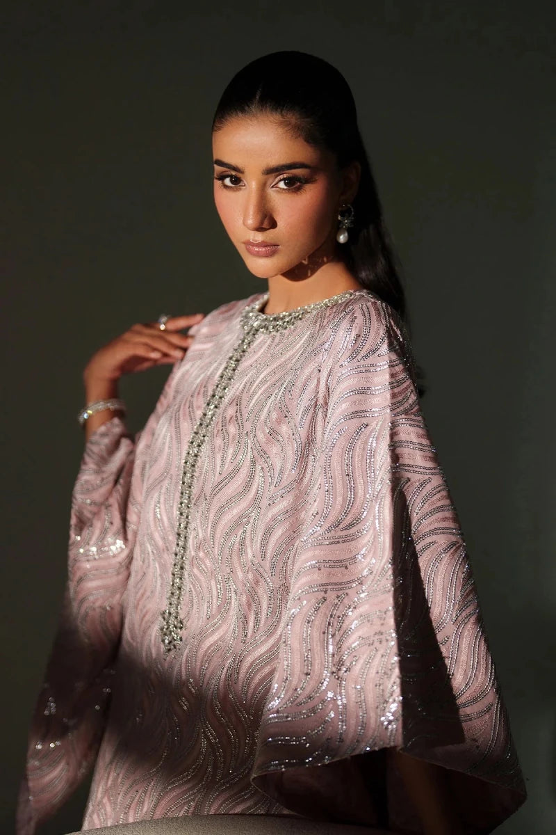 Baroque Formal 3 Piece Chiffon | Embroidered Chiffon PR - 1244 - Festive Collection - Gulemaha
