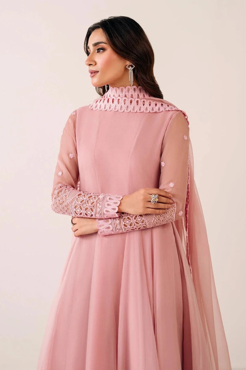 Baroque Pret 3 Piece Chiffon | Embroidered Chiffon Frock PR - 1124 - Festive Collection - Gulemaha
