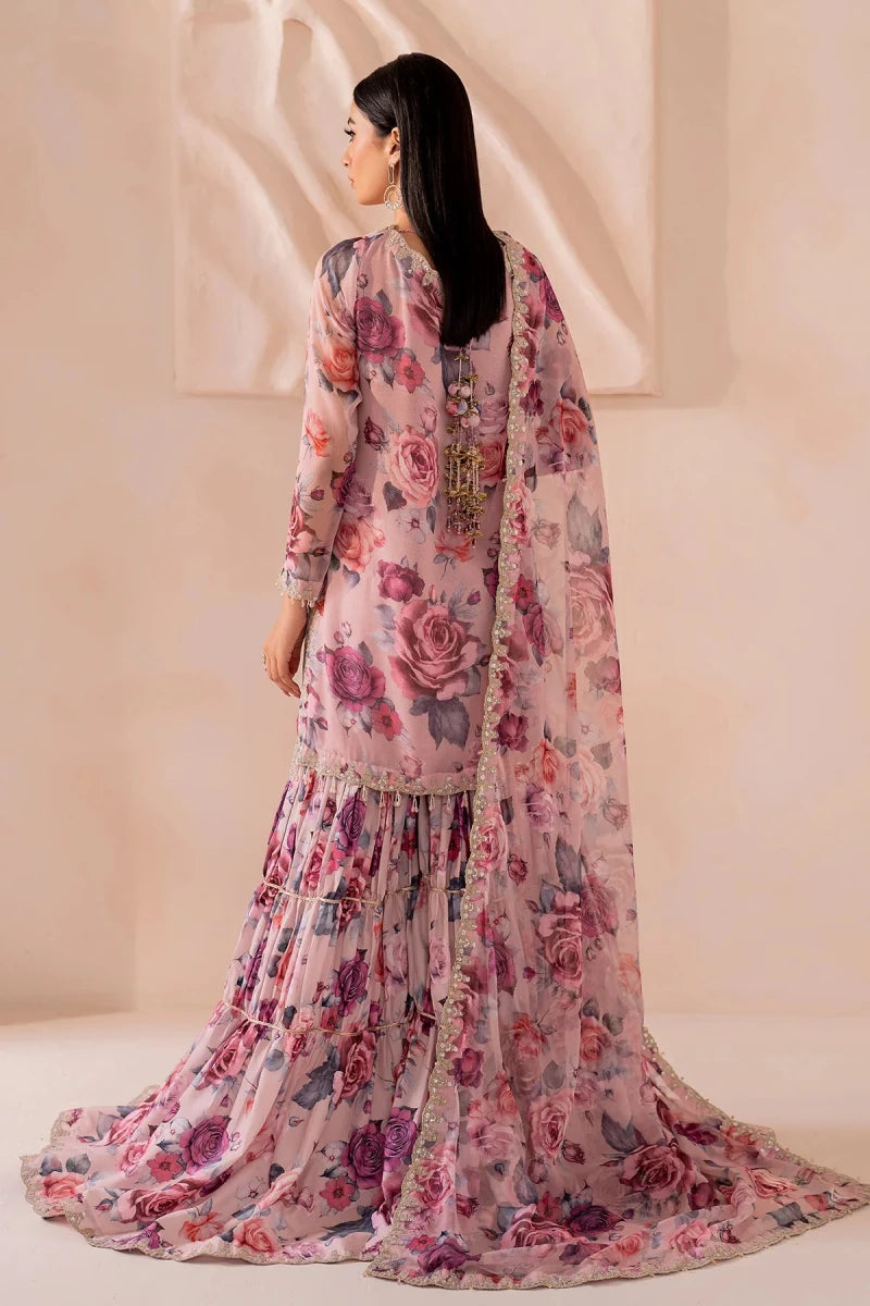 Baroque Pret 3 Piece Chiffon | Embroidered Chiffon SF - 708 - Festive Collection - Gulemaha
