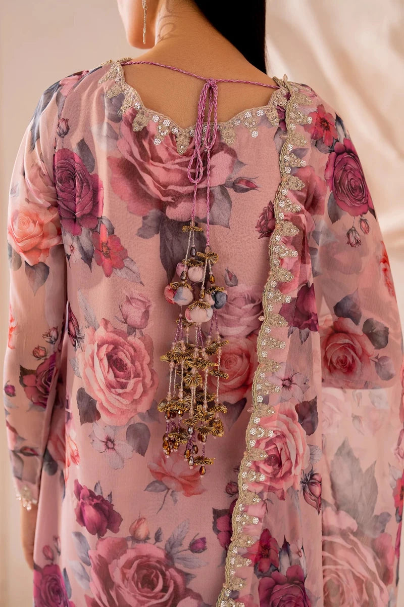 Baroque Pret 3 Piece Chiffon | Embroidered Chiffon SF - 708 - Festive Collection - Gulemaha