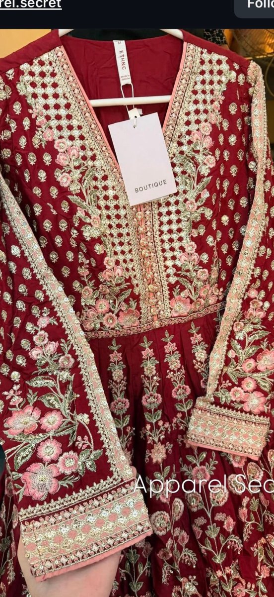 Ethnic Pret 2 Piece Cotton | Embroidered Pishwas E0840/104/414 - Festive Collection - Gulemaha