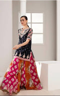 Ethnic Pret 3 Piece Korean Raw Silk | Embroidered Suit E0845/104/902 - Festive Collection - Gulemaha