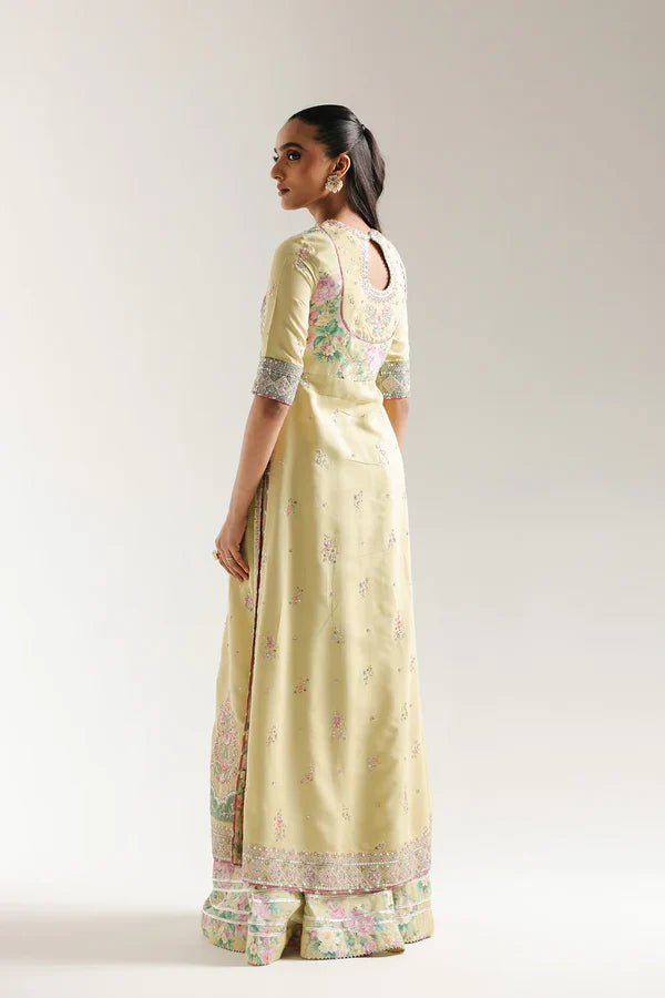 Ethnic Pret 3 Piece Korean Raw Silk | Embroidered Suit E0915/104/109 - Festive Collection - Gulemaha