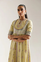 Ethnic Pret 3 Piece Korean Raw Silk | Embroidered Suit E0915/104/109 - Festive Collection - Gulemaha