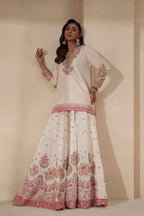 Ethnic Pret 3 Piece Textured | Embroidered Suit E0836/104/817 - Festive Collection - Gulemaha