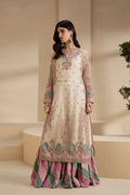 Ethnic Pret 4 Piece Net & Korean Raw Silk | Embroidered Suit E0906/104/003 - Festive Collection - Gulemaha