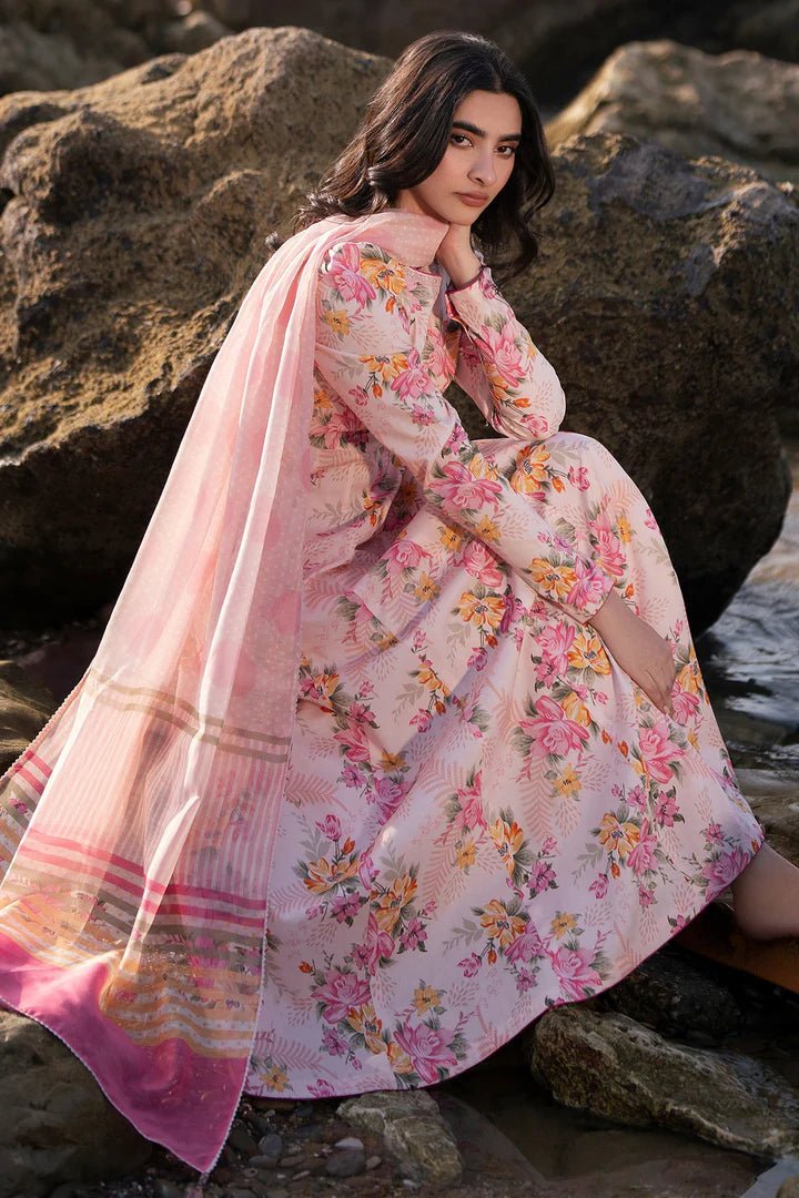 Jazmine Pret 3 Piece Lawn | Embroidered Lawn RTW - 1175 - Summer Collection - Gulemaha