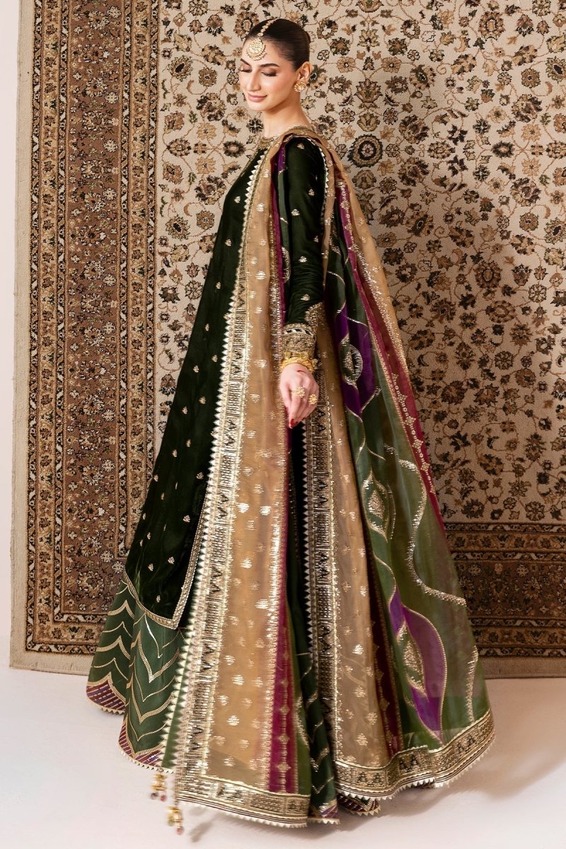 Jazmine Velvet 3 Piece Velvet | Embroidered Velvet Formal CVF D - 09 - Winter Collection - Gulemaha