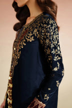 Jazmine Velvet 3 Piece Velvet | Embroidered Velvet Formal VVF D - 7 - Winter Collection - Gulemaha