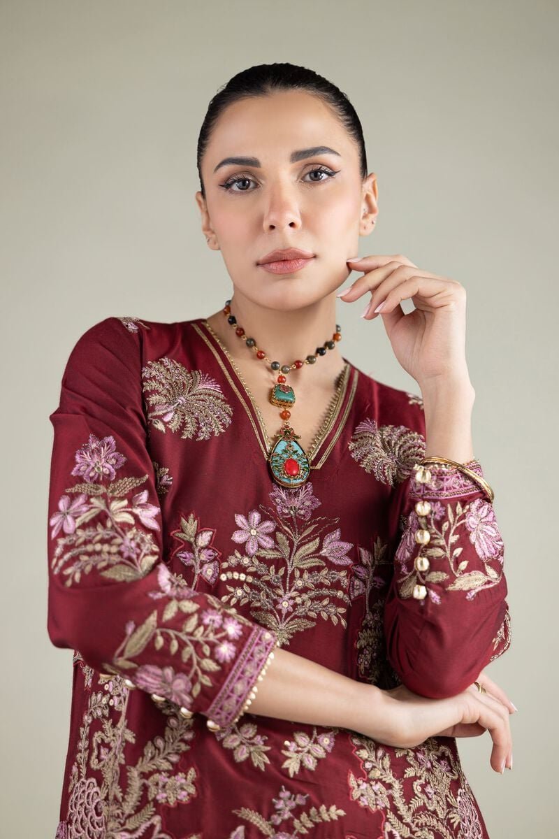 Khaadi Khas Pret 2 Piece Raw Silk | 2 - 26 - 105 - B - E - Summer Collection - Gulemaha