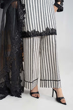 Maria B Pret 3 Piece Cotton | DW - W25 - 33 - Black - Summer Collection - Gulemaha