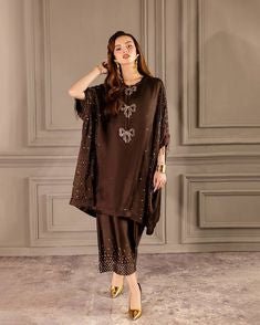 Nureh Formal 2 Piece Silk | TW - 15 - Festive Collection - Gulemaha