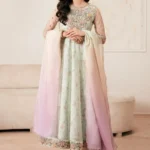 Baroque Pret (3pc) Net | EMBROIDERED NET PR-1050 - Festive Collection