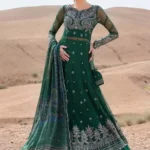 Maria B Stiched (3pc) Net | Embroided net suit | D-2507-A - Festive Collection