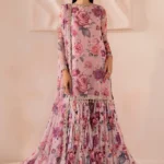 Baroque Pret (3pc) Chiffon | EMBROIDERED CHIFFON SF-708 - Formal Collection