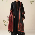 Baroque Pret (3pc) Cotton | EMBROIDERED KHADDAR PR-1195 - Winter Collection