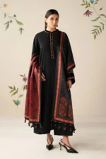 Baroque Pret (3pc) Cotton | EMBROIDERED KHADDAR PR-1195 - Winter Collection