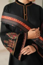 Baroque Pret (3pc) Cotton | EMBROIDERED KHADDAR PR-1195 - Winter Collection - Image 6