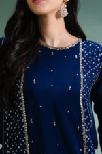 Lulusar Pret (3pc) Silk | Humal Top - Festive Collection - Image 4