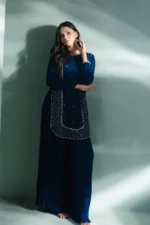 Lulusar Pret (3pc) Silk | Humal Top - Festive Collection - Image 3