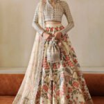 Afrozeh Stiched (3pc) Korean Raw Silk | Gulnar - Formal Collection