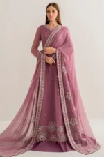 Farasha Pret (3pc) Chiffon | ELENA - Festive Collection